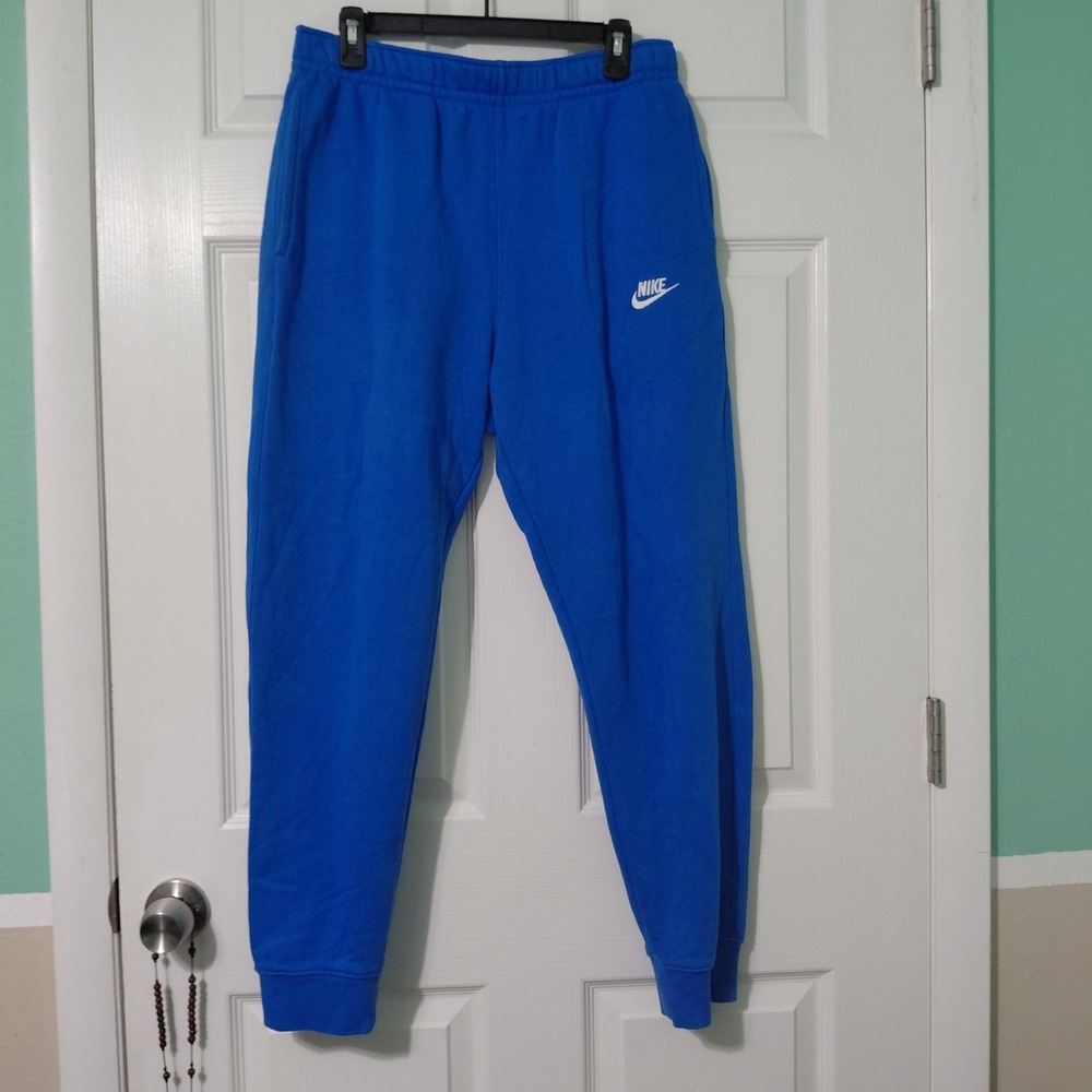 Nike Mens Sportswear Club Fleece Joggers Royal Blue BV2671-403 Large